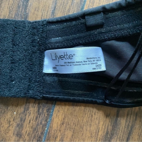 Lilyette Black Strapless Bra Size 38DD - Picture 5 of 9